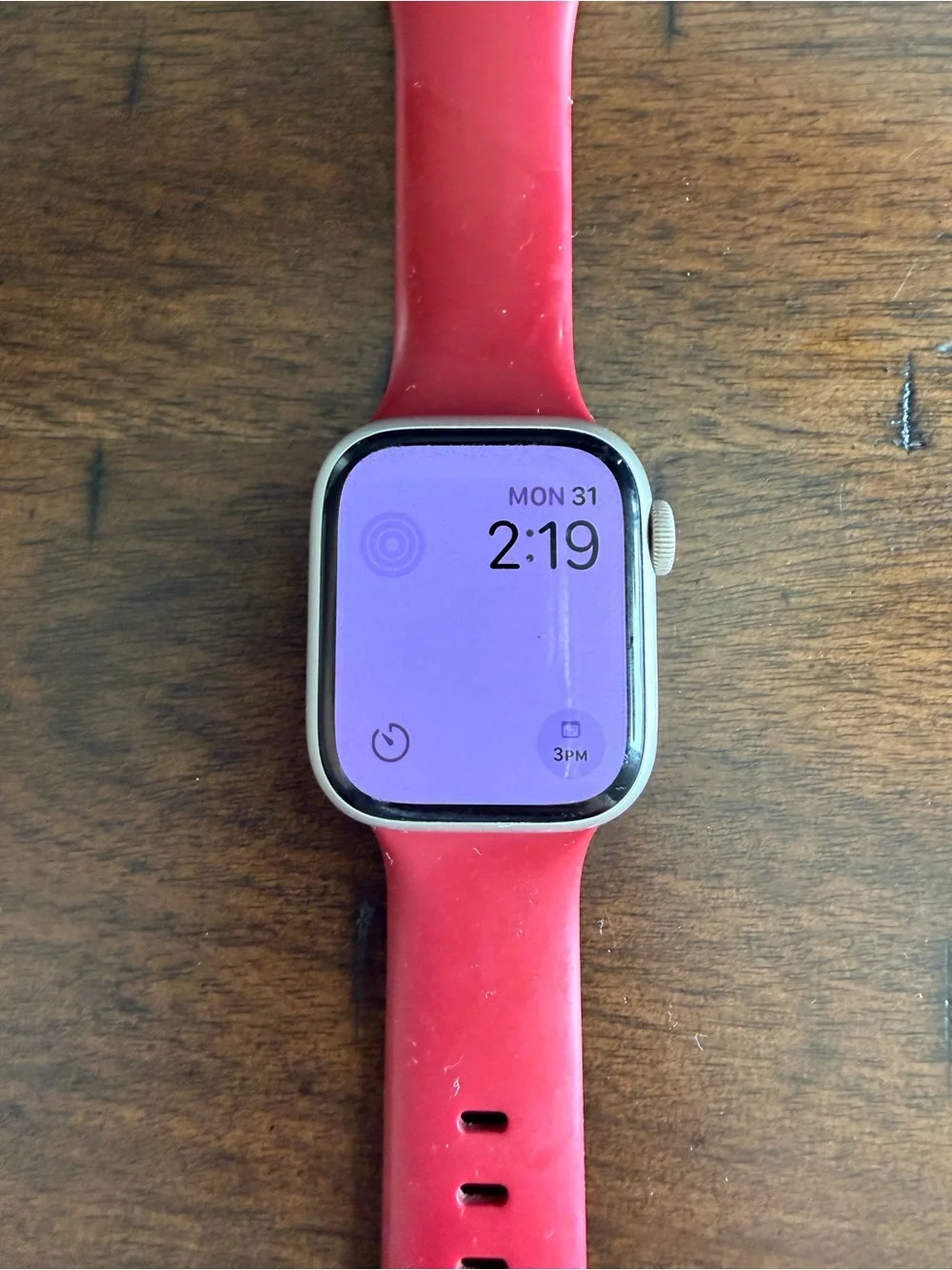 Apple smartwatch shown